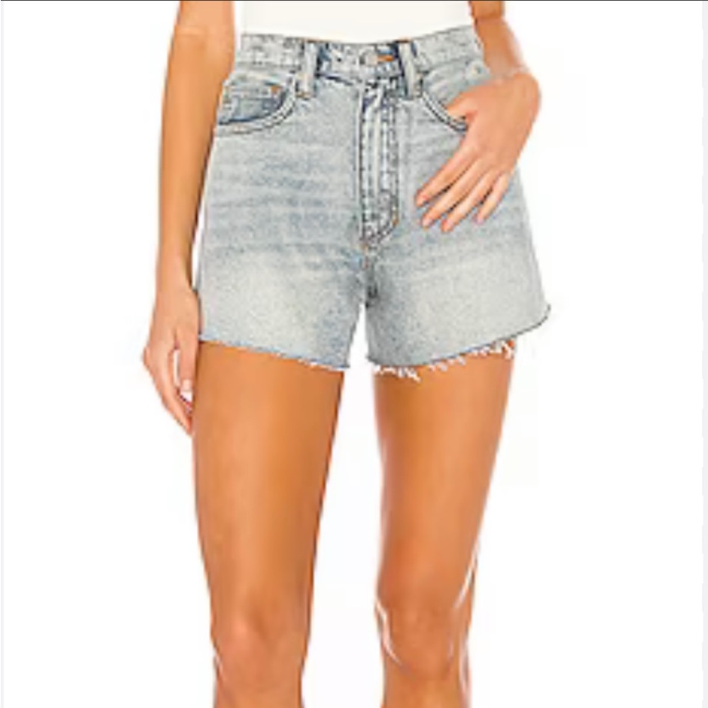 We wore what high rise jean shorts